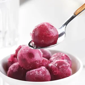 Kyoho Grape Flavored Milk Ice Cream Balls for Drink Box Fruit Flavored Ice Balls