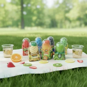 LIKLAK3D Fruit Ice Cream Boasts a Dense and Delicate Ice Body Complemented by a Rich and Natural Fruit Aroma 75g Serving