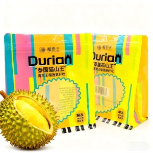 Laminated Food Grade Packaging Bag Plastic Zipper Lock Custom Moisture Proof Square Flat Bottom Pouches with Windows