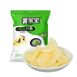 Leisure Snack 30 g Bagged Potato Snack Baby Potato Chips Snack Potato Chips Mustard Flavor