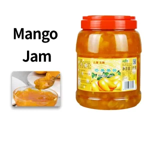 Light Sweet Natural Mango Fruit Spread HACCP Certified 12 Months Shelf Life 2kg for Beverages and Desserts