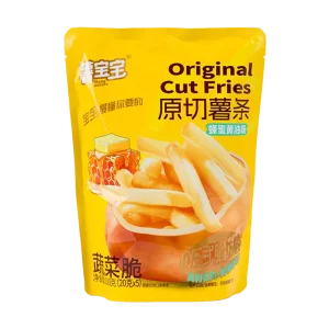 Long Length Crunchy Potato Sticks Fries Chips Snack Honey Butter Flavored VF Vacuum Low Temperature Fried Retail Packaging OEM