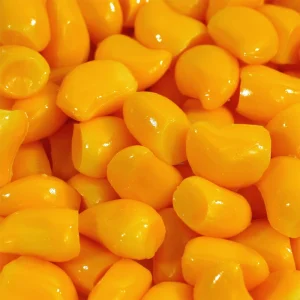 Mango Flavor 4D Peelable Gummy Candy 99% Juice Halal Certified Sweets Jelly Customizable Box Packaging