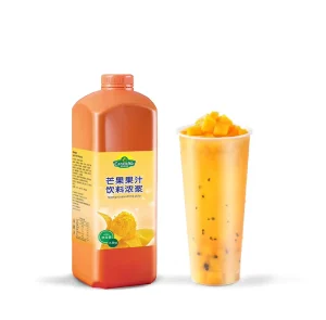 Mango Fruit Juice Syrup Fruit Juice Concentrate Fruit Flavored Drink Beverage for Milk Tea Shop