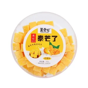 Mango flavored soft cakes and candies snacks fruit flavored DIY gummy candies boxed candy box wedding candy