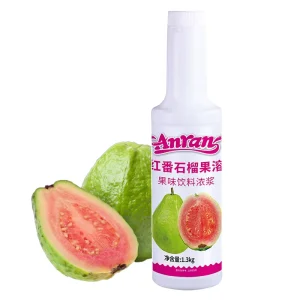 Manufacture 1.3 kg Red Guava Puree Concentrate Juice for Bubble Tea Fruit Tea Dessert Ice Cream