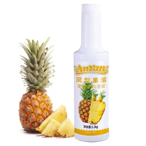 Manufacture New Product 1.3 kg Pineapple Concentrate Juice for Bubble Tea Fruit Tea Dessert Ice Cream