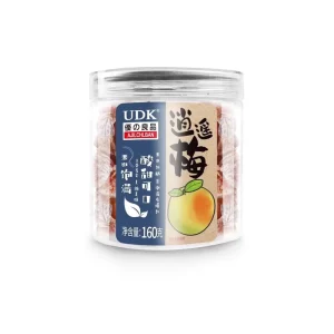 Manufacturer Direct Supply Youzhiliangpin UDK 160g Plum Meat Canned Dried Fruit Liangguo Preserved Fruit 24 Cans 12 Months Shelf