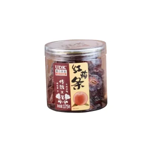 Manufacturer Direct Supply Youzhiliangpin UDK Red Peach Prune 175g 24 Cans Canned Dried Fruit Liangguo Preserved Fruit 12 Months