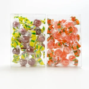 Manufacturer HALAl Hard Candy Customized Candy Colorful Fruit Flavor Sour Powder Core for Kids’ Snacks