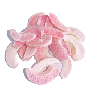 Manufacturer Organic Freeze Dried Peach Vegetable Fruit AD Vacuum Pack Preserved with Sweet Taste FD Drying Process