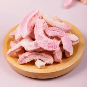 Manufacturer Organic Freeze Dried Peaches Ready Eat Snacks with Sweet Taste Bulk Packed 1kg Bulk Dried Fruit