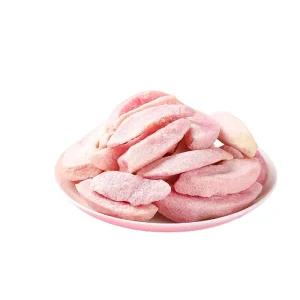 Manufacturer Organic Freeze Dried Peaches Ready Eat Snacks with Sweet Taste Vacuum Packed Bulk Fruit