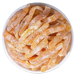 Manufacturer Supplies Small Pack Bulk Casual Dried Fruit Snacks Nine Process Fried Tangerine Peel Series 2.5kg Sour Semi Soft