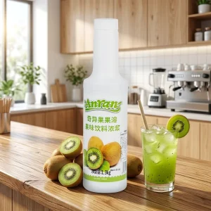 Manufacturers Direct Fresh Flavorful Kiwi Concentrated Juice Fruit Syrup for Bubble Milk Tea Syrup Fruit Syrup Concentrate