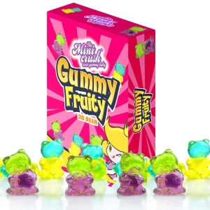 MiniCrush Bulk 3D 4D Gummy Candy Fruit Soft Chewy Jelly Candy Assorted Fruity Flavor Hot Selling Daily Sweet Snacks