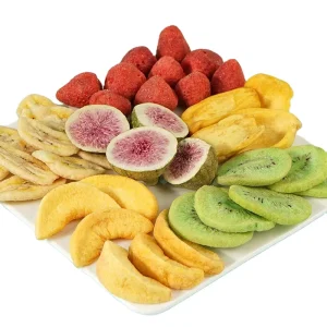 Mix Bulk Healthy Snack Semi Soft Low Fat Sweet Banana Strawberry Mango Dried Fruit Snack Bag 1kg OEM ODM Supplier