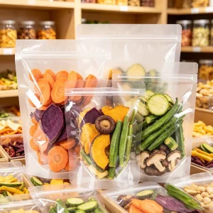 Mixed Dried Fruit Food Packaging Custom Print Durable Flexible Fruit Bag Custom Pouch Bulk Customized Snack Printing