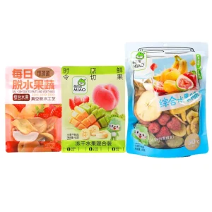 Mixed Freeze Dried Fruit Crisps Bulk Bags Healthy Vegan Snacks Natural Dehydrated Fruit OEM ODM Supplier