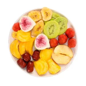 Mixed Fruit Chips Mango Fig Strawberry Fresh Dried Sweet Snack Freeze-drying Nutritious Green Fruit No Pigments Bulk
