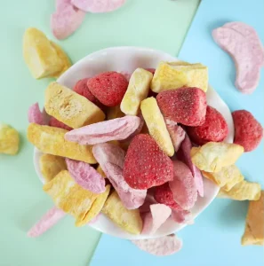 Mixed Fruit Crisps with Sweet Fruit Refreshing Snack Ready to Eat Pouch Regular Edition Freeze Dried Snack