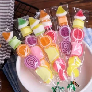 Mixed Fruit Snacks Soft Candy Bags Snack for Kids Refreshing Fruit Flavor Independent Small Packaging