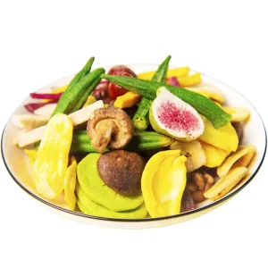 Mixed Fruit & Vegetable Crisps Sweet Dried Mango VF Foods Regular Version Vacuum Low Temperature Dehydrated Snacks