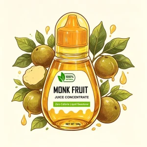 Monk Fruit Extract Syrup Sugar Replacement Natural Flavored Monk Fruit Liquid Sweetener