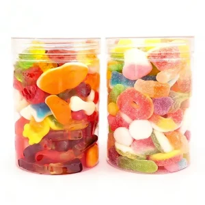 Multi Flavor Colorful Fruity 2.5Kg Gummy Candy in Bulk Sour and Sweet Soft Assorted Candy