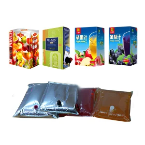 Multi Size Blank Bib Pouch Food Grade Aluminum Foil Tap Spout Bag for Bulk Beverage Edible Oil Liquid Concentrate