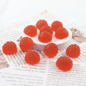Multi-flavor Fruity Gummy Bursting Oil Coated Sour Multi-Colored Tasty Snacks Refreshing Candy