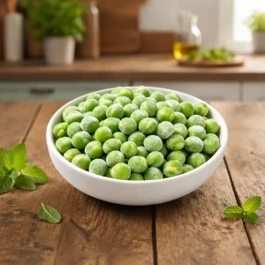 NYF Organic IQF Frozen Green Pea 10kg Vacuum Pack Highest Level Grade From Shandong 18 Months Shelf Life For