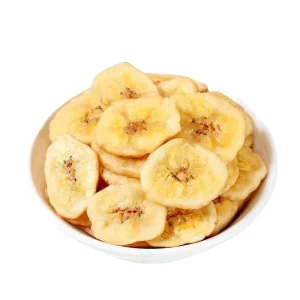 Natural AD Dried Banana Chips Sweet Crispy Fruit Slices Healthy Leisure Snacks Bulk Supply