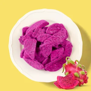 Natural Freeze Dried Dragon Fruit Sliced Sweet Sugar Free Dried Dragon Fruit Snack Retail Packaging Food Factory Raw Material