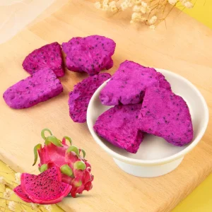 Natural Freeze Dried Dragon Fruit Sliced Sweet Vacuum Pack Snack OEM Production