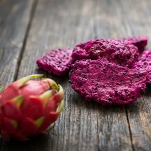 Natural Freeze Dried Dragon Fruit Slices for Snacks Cereal & Yogurt
