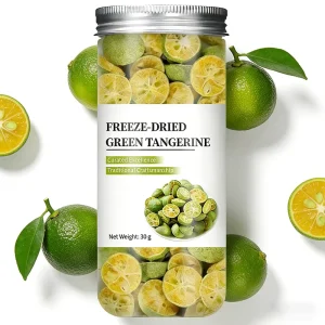 Natural Freeze Dried Lime Tea Jar Packaging Non Tea Bag Zesty Refreshing Daily Fruit Infusion OEM Factory Direct