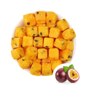 Natural Fresh Freeze Dried Passion Fruit Tea 0.8g 1g Freeze Dried Passion Fruit Cubes