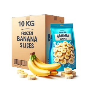 Natural Frozen Banana Slices