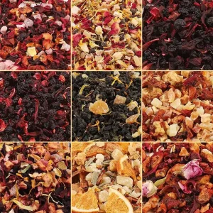 Natural Fruit Flavor Tea Dried Fruit Flavored Sweet Tea Mixed Berry Fruit Beauty Tea Custom Strawberry Vanilla Loose Leaf Blends