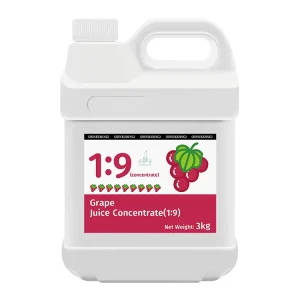 Natural Juice 3Kg Nine Fold Grape Flavor Concentrated Juice