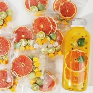 Natural Lime Grapefruit Kumquat And Passion Fruit Chrysanthemum Herbal Tea Bag Mixed Fruit Health Tea