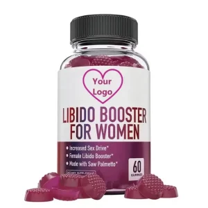 Natural Plant Based Raspberry Soft Gummy Candy For Women’s Vitality & Health Care Private Label OEM Service