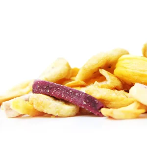 Natural Sweet FD Dried Vegetable and Fruit Chips Mixed 100 Percent Sliced Snack Low Fat Fruit Mix 120g