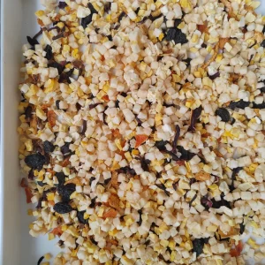 Natural Tropical Dried Fruit Infusion Blended Freeze Dried Pineapple Mango Apple Hibiscus Orange Peel Cinnamon Clove
