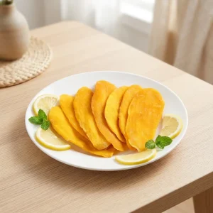Natural mango slices carefully crafted from select fresh fruit