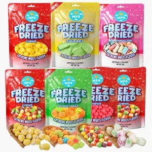 New Arrival Premium Quality Freeze Dried Fruit Chews Candy Fruity Flavor Drop Shaped Sweets