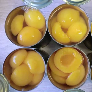 New Crop Top Quality Canned Fruit Canned Yellow Peach Halves Cubes Or Slices In Syrup