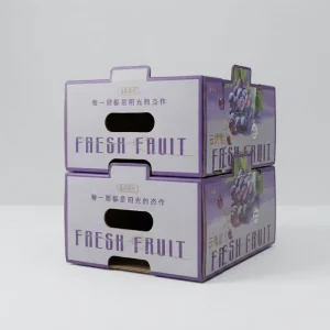 New Design Stylish Colorful Dried Fruit Paper Box Cardboard Packaging Vegetable Juice Carton Corrugated Container