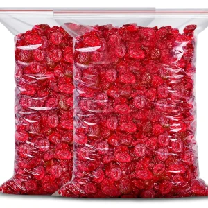 New High quality Natural Air Dried Sweet Salted Flavor Whole Cranberries Ready to Eat for Tea Snacks 500g Gift Packaging